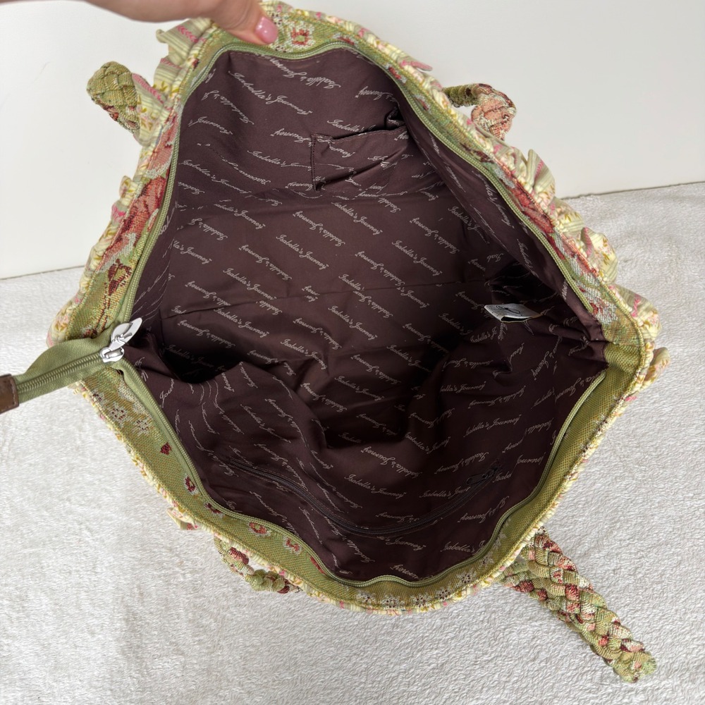 April Cornell Floral Tapestry Tote Bag Cottagecore Boho Shoulder Purse NWT - Picture 5 of 6